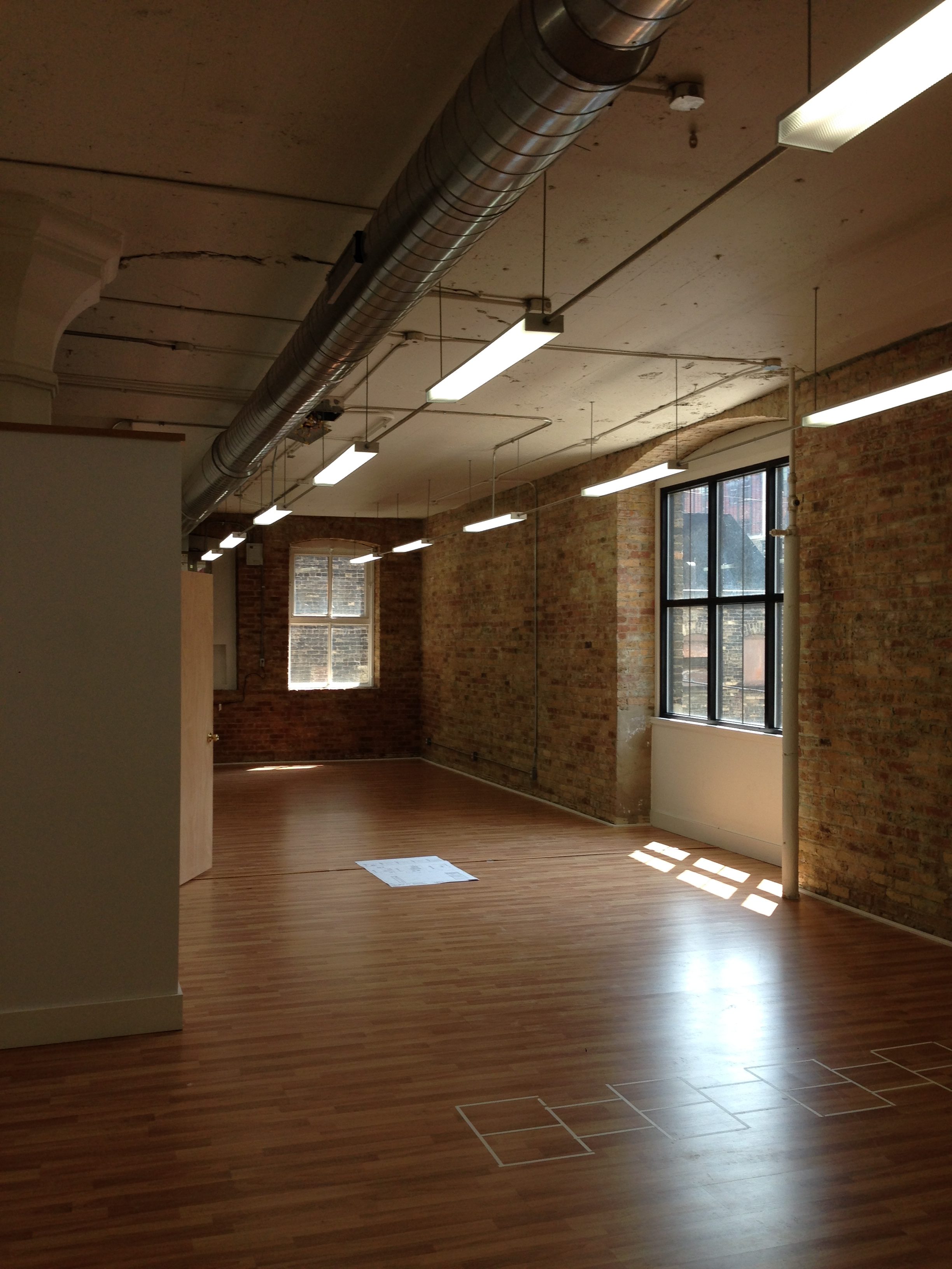 The kitchen - before buildout
