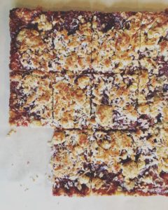 Raspberry Oatmeal Bars