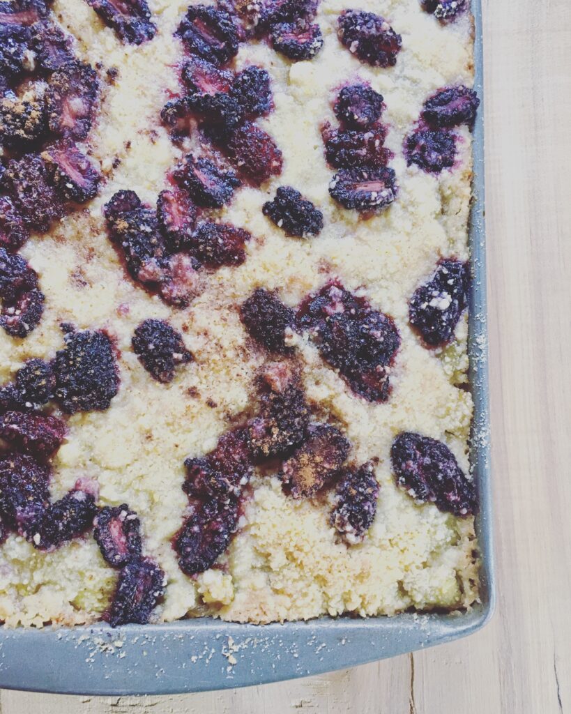 Blackberry Zucchini Cobbler