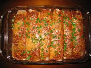 Easy Enchiladas - Backyard Blackbird