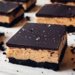 Peanut Butter Chocolate Bars with Chocolate Cookie Crust